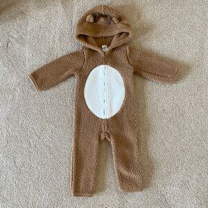 Carter’s zipper hooded reindeer one-piece suit